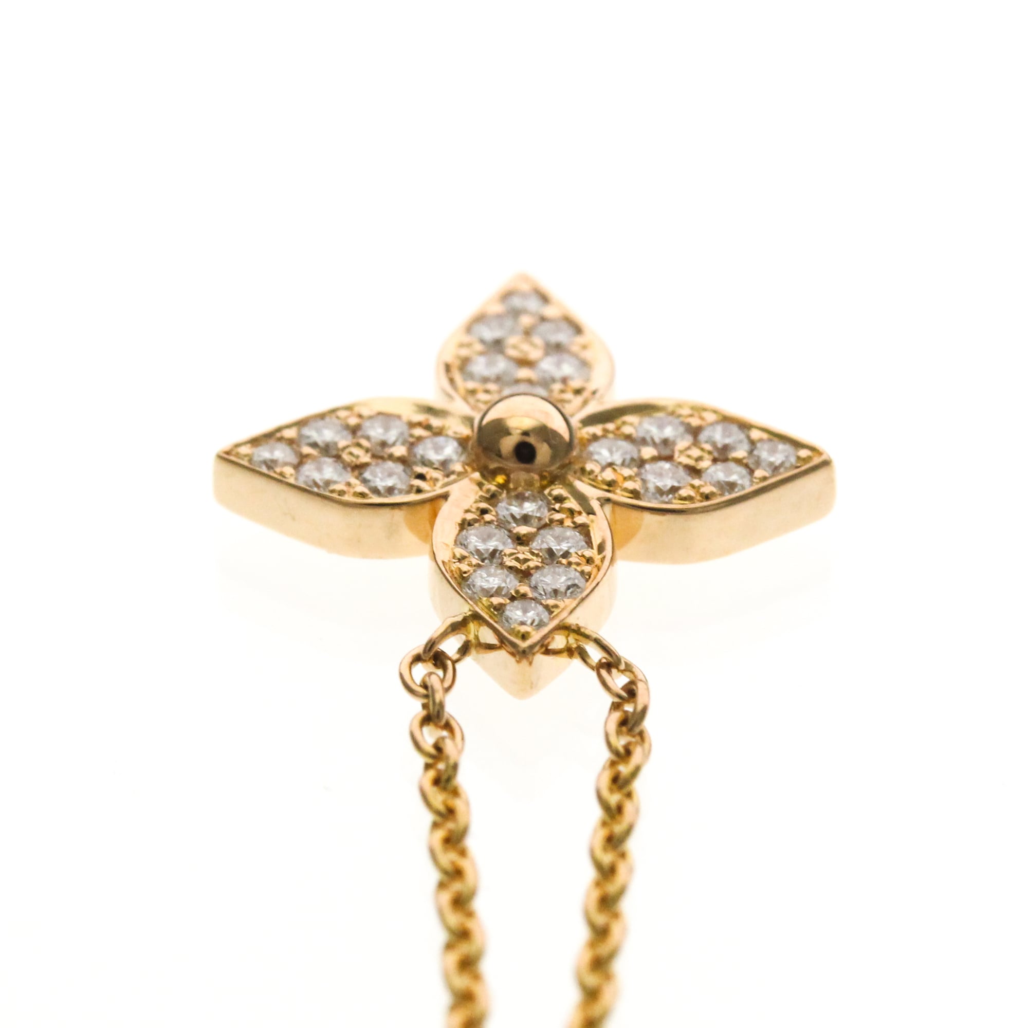Pendant Necklace 18K Rose Gold with Diamond - Image 6