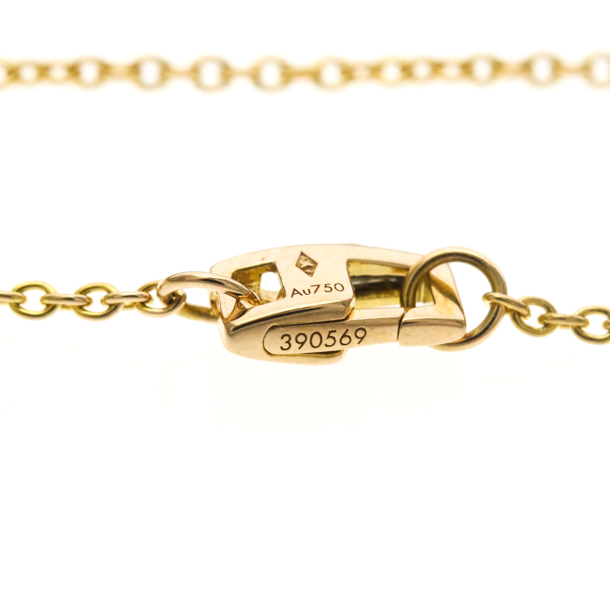 Pendant Necklace 18K Rose Gold with Diamond - Image 9