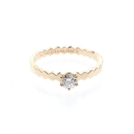 Chaumet Band Ring 18K Rose Gold With Diamond