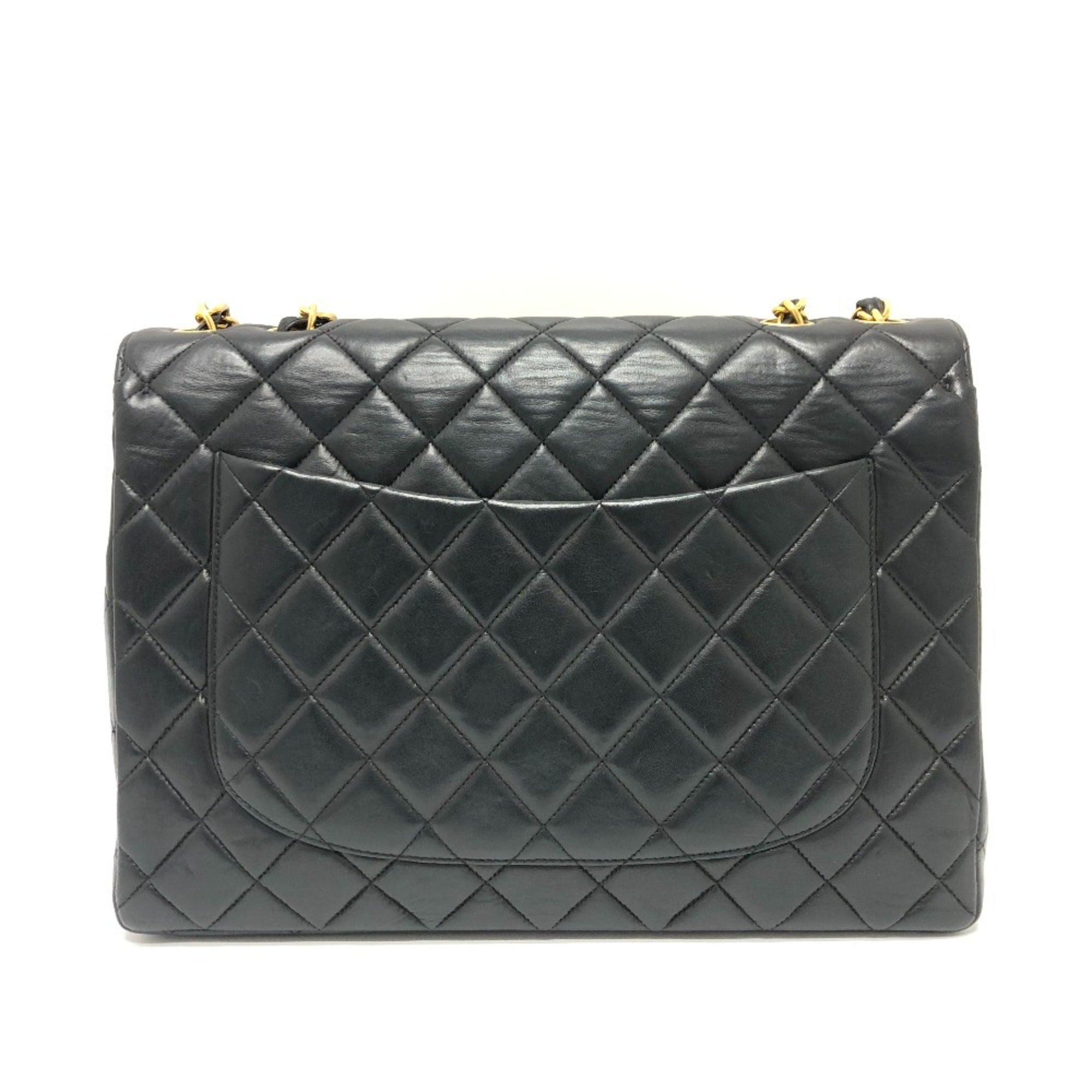 Vintage Classic Single Flap Bag Quilted Lambskin Jumbo - Image 2