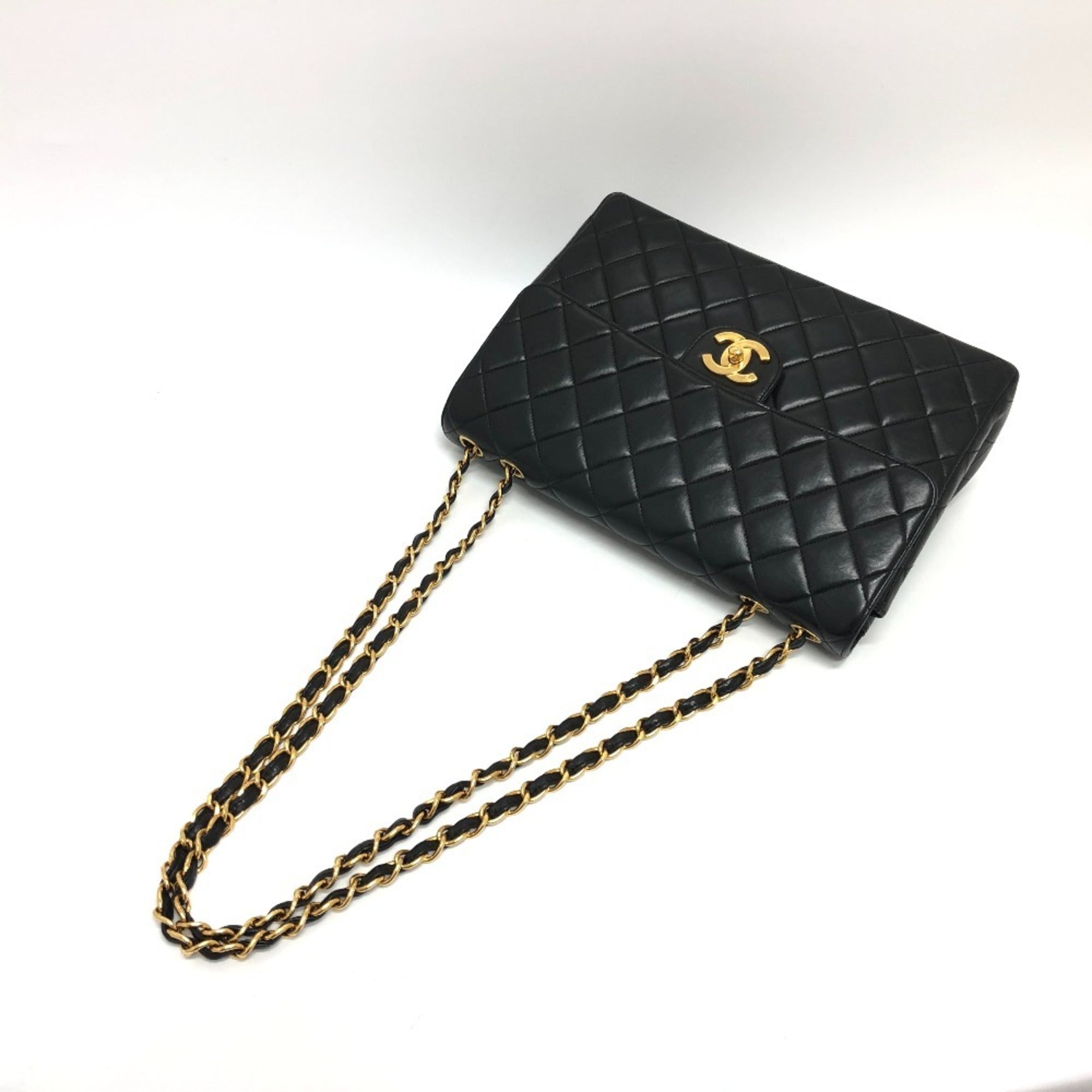 Vintage Classic Single Flap Bag Quilted Lambskin Jumbo - Image 3