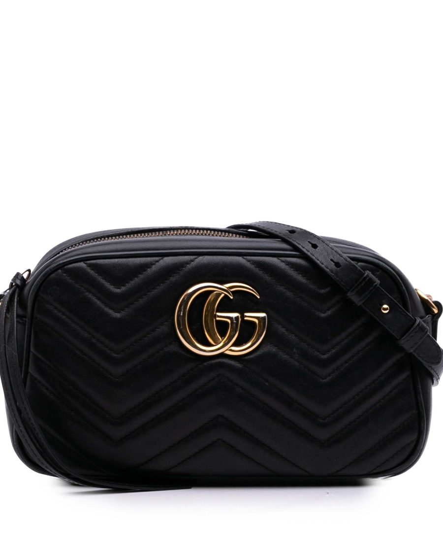 GG Marmont Shoulder Bag Matelasse Leather Small