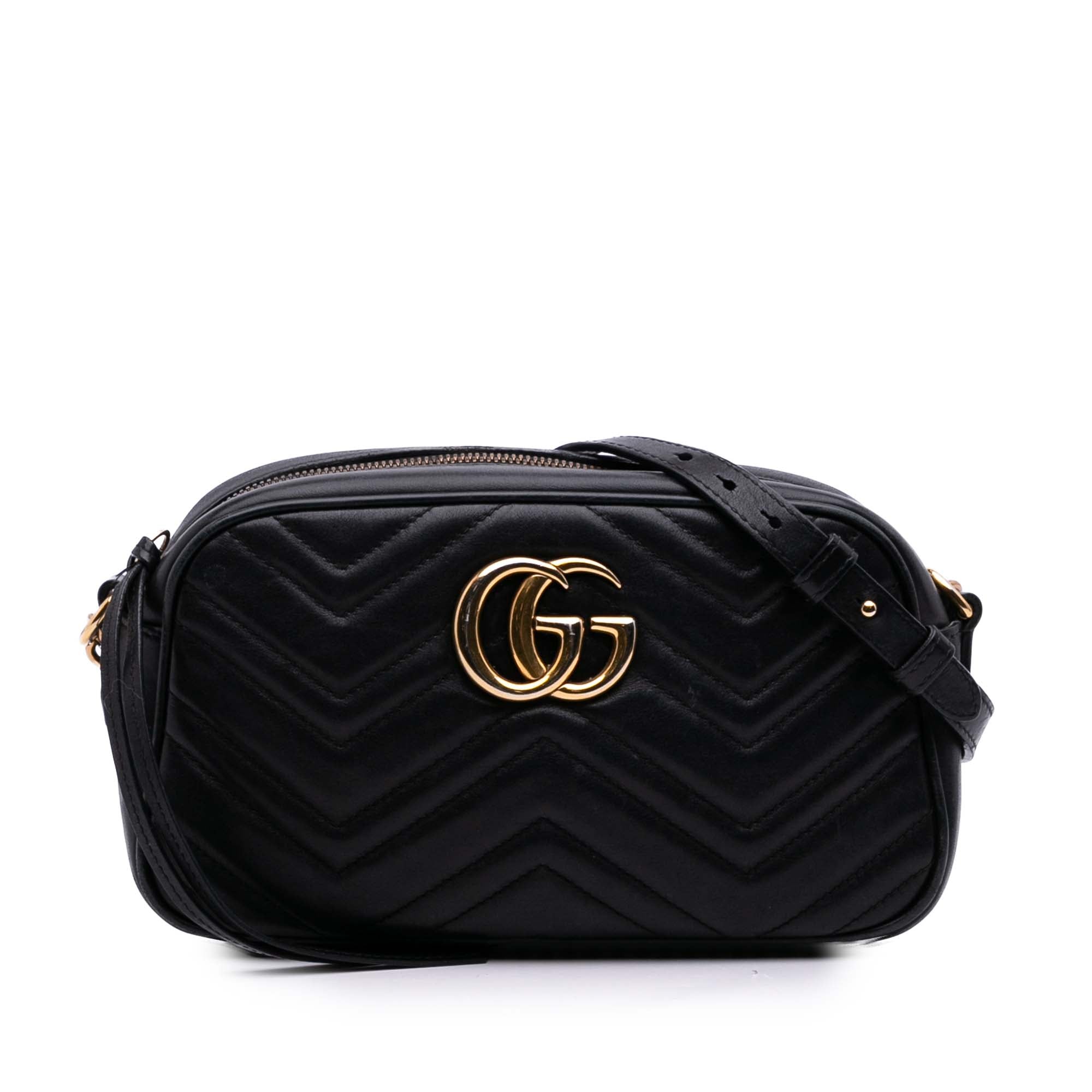 GG Marmont Shoulder Bag Matelasse Leather Small