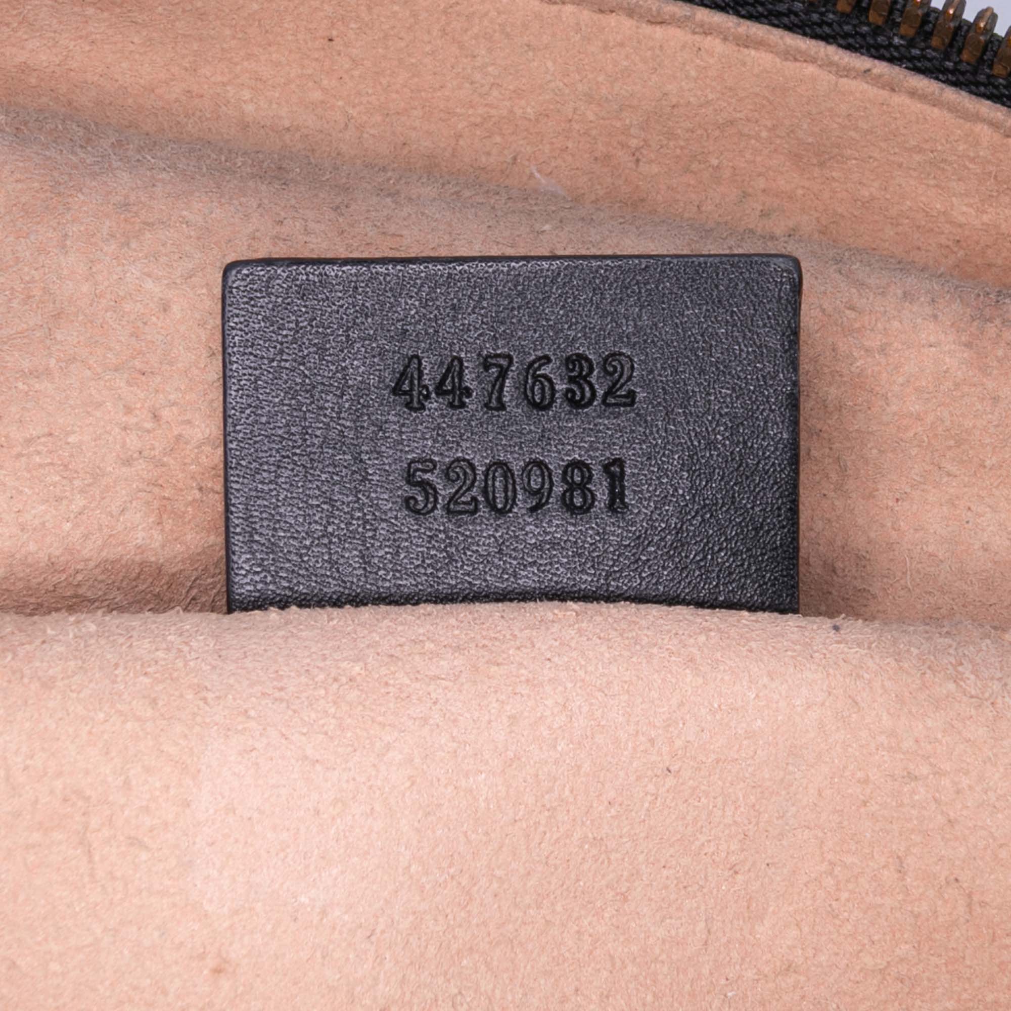 GG Marmont Shoulder Bag Matelasse Leather Small - Image 6