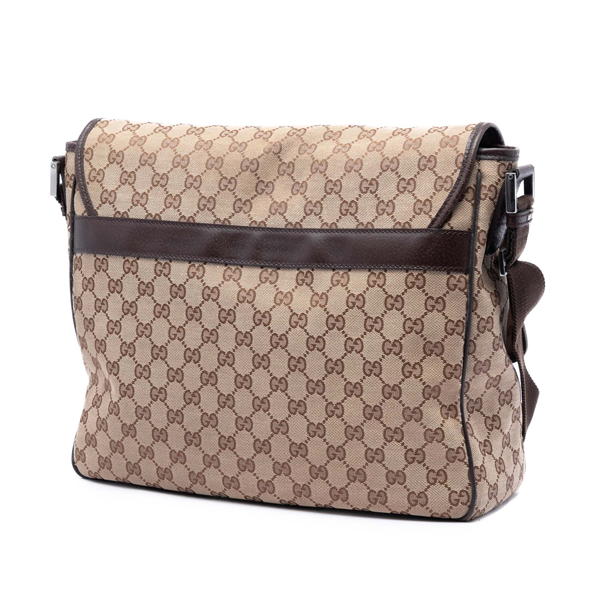 Web Strap Flap Messenger GG Canvas Medium - Image 2